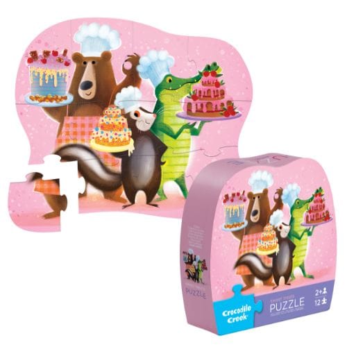 Crocodile Creek Toys Crocodile Creek 12pc Mini Puzzle - Sweet Treats