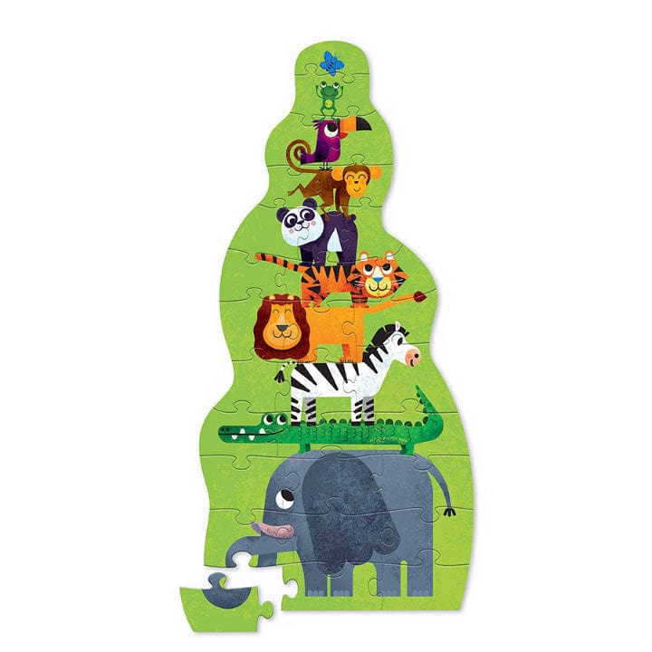 Crocodile Creek Toys Crocodile Creek 30pc Tower Puzzle - Jungle