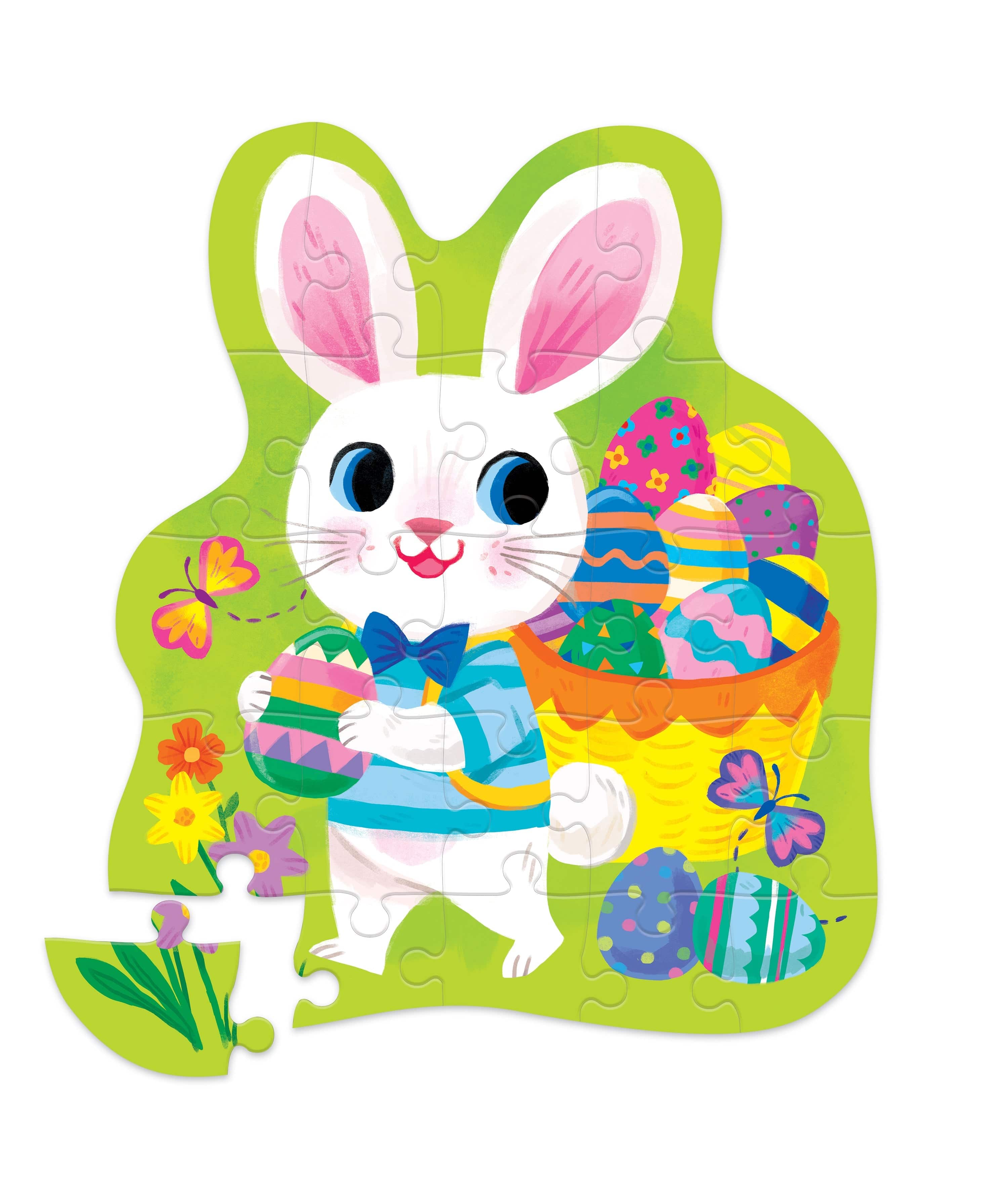 Crocodile Creek Toys Easter Bunny Floor Puzzle - 24 piece