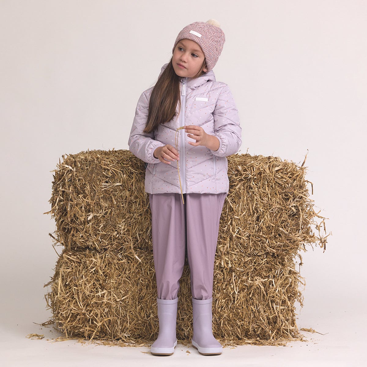 Pom Pom Beanie - Heather - Parnell Baby Boutique