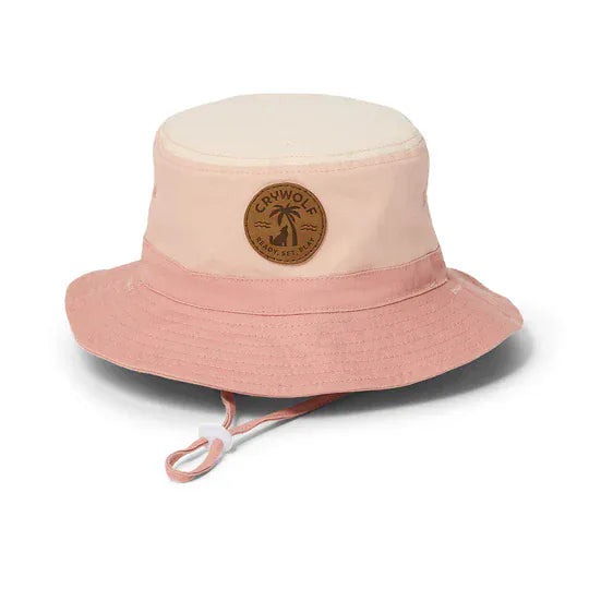 Crywolf Accessories Hats Reversible Bucket Hat Blush Colourblock