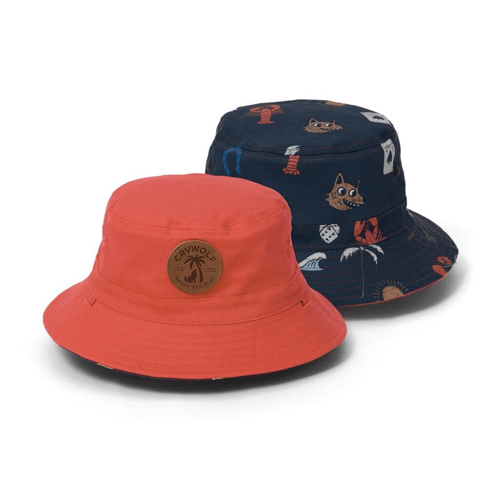 Crywolf Accessories Hats Reversible Bucket Hat - Lucky Days