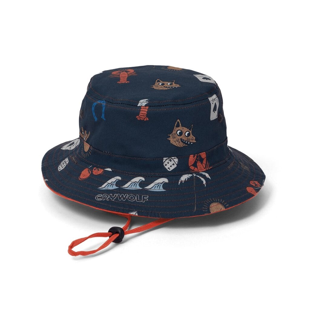 Crywolf Accessories Hats Reversible Bucket Hat - Lucky Days