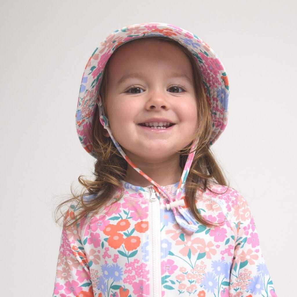Crywolf Accessories Hats Swim Bucket Hat Berry Garden