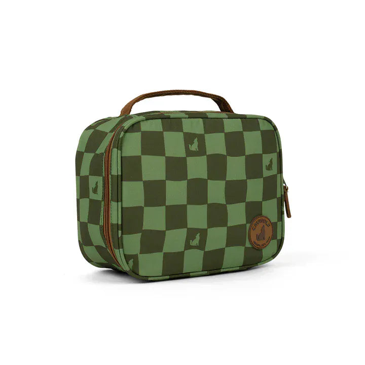 Crywolf Accessory Feeding Everyday Lunch Bag - Green Check