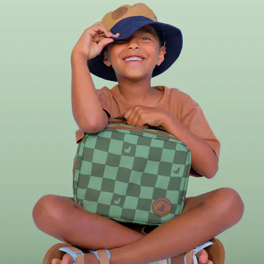 Crywolf Accessory Feeding Everyday Lunch Bag - Green Check