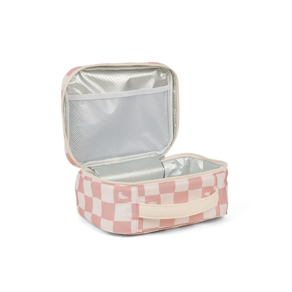 Crywolf Accessory Feeding Everyday Lunch Bag - Pink Check