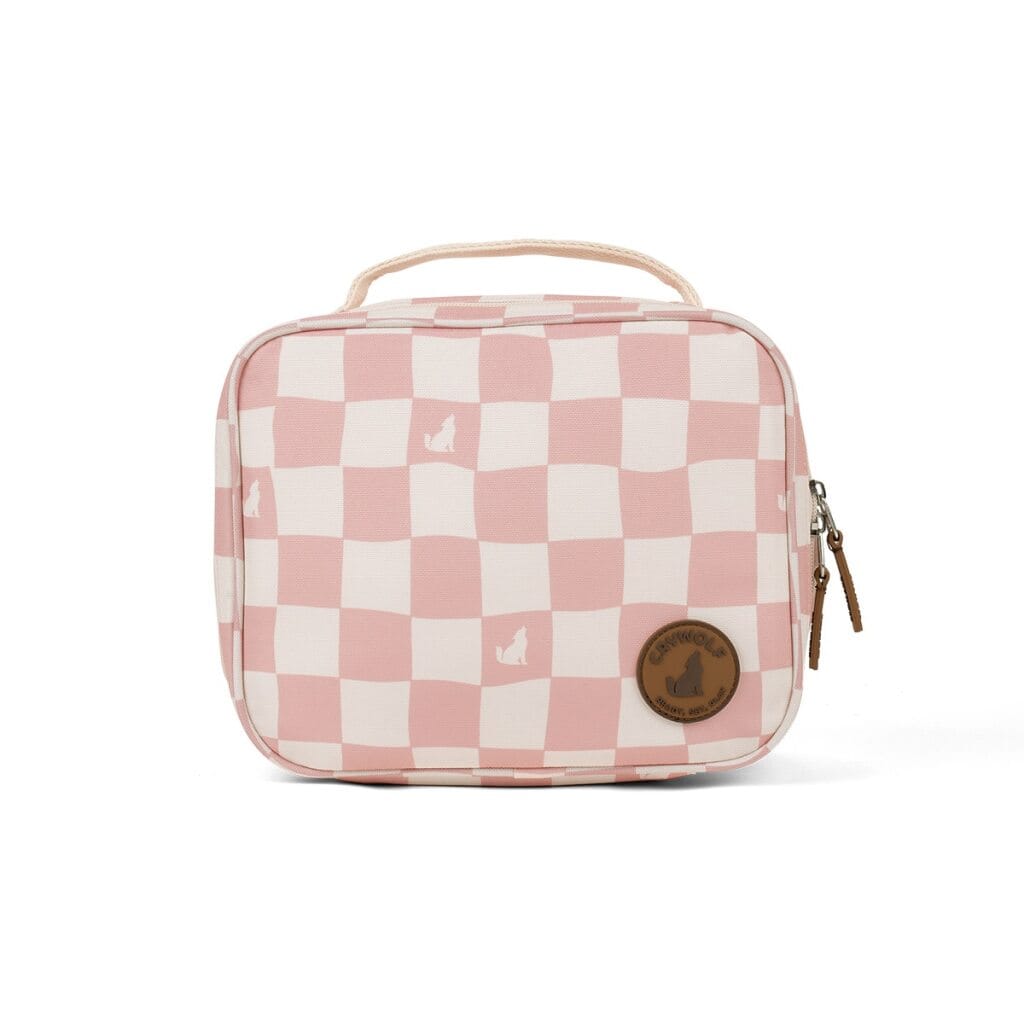 Crywolf Accessory Feeding Everyday Lunch Bag - Pink Check