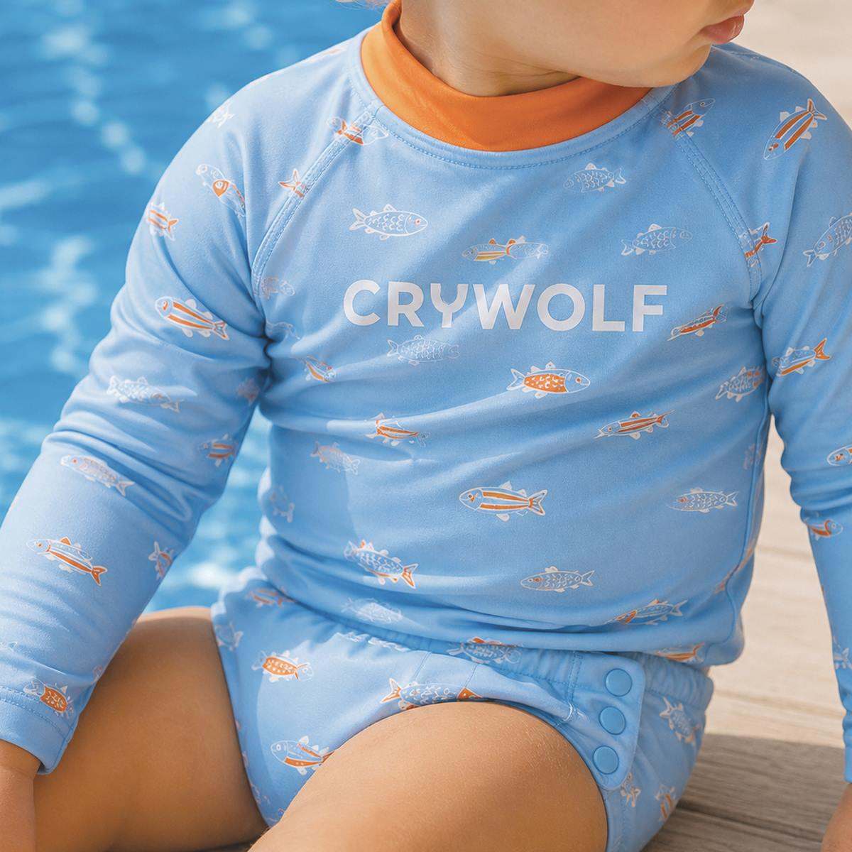 Crywolf Baby Rash Vest BABY RASH VEST Fish School
