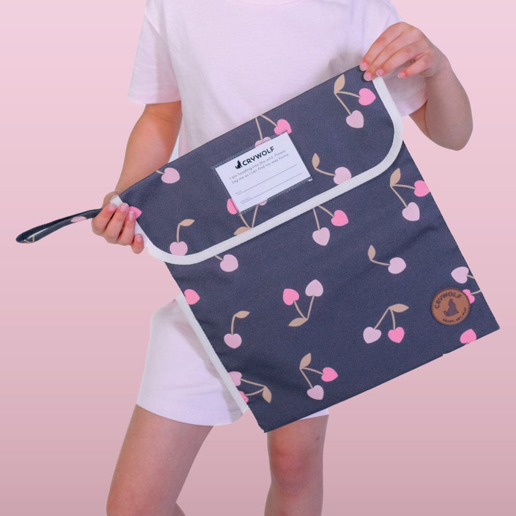 Crywolf Bags Book Bag - Cherry Hearts