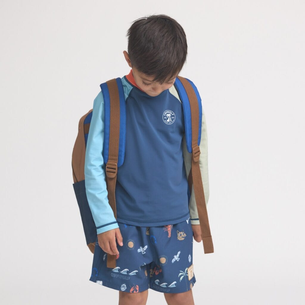 Crywolf Bags Crywolf Knapsack - Deep Sea Colourblock