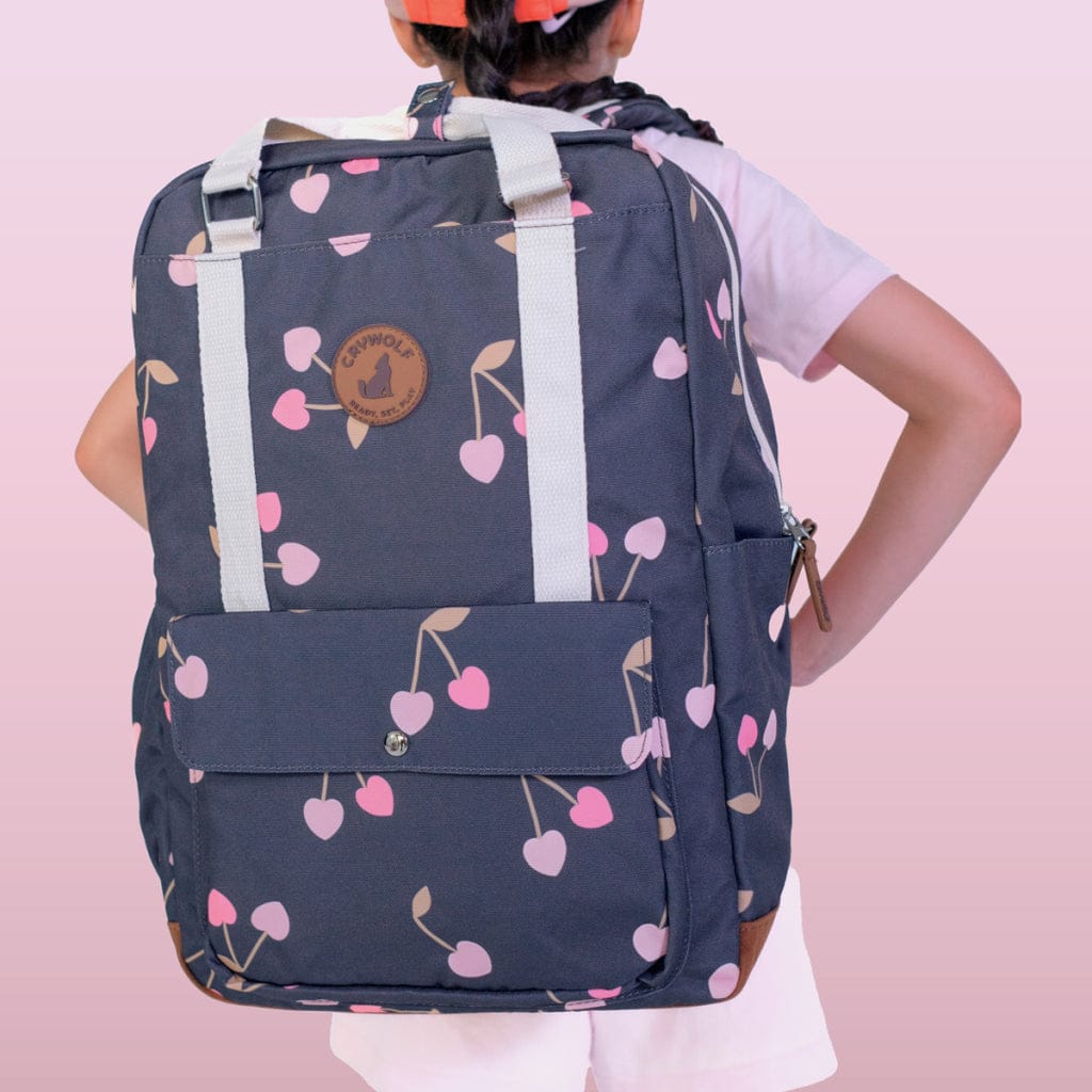 Crywolf Bags Knapsack - Cherry Hearts
