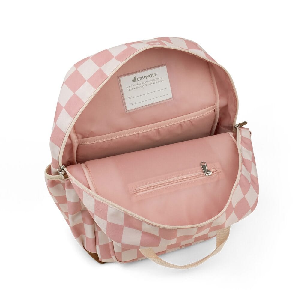 Crywolf Bags Knapsack - Pink Check
