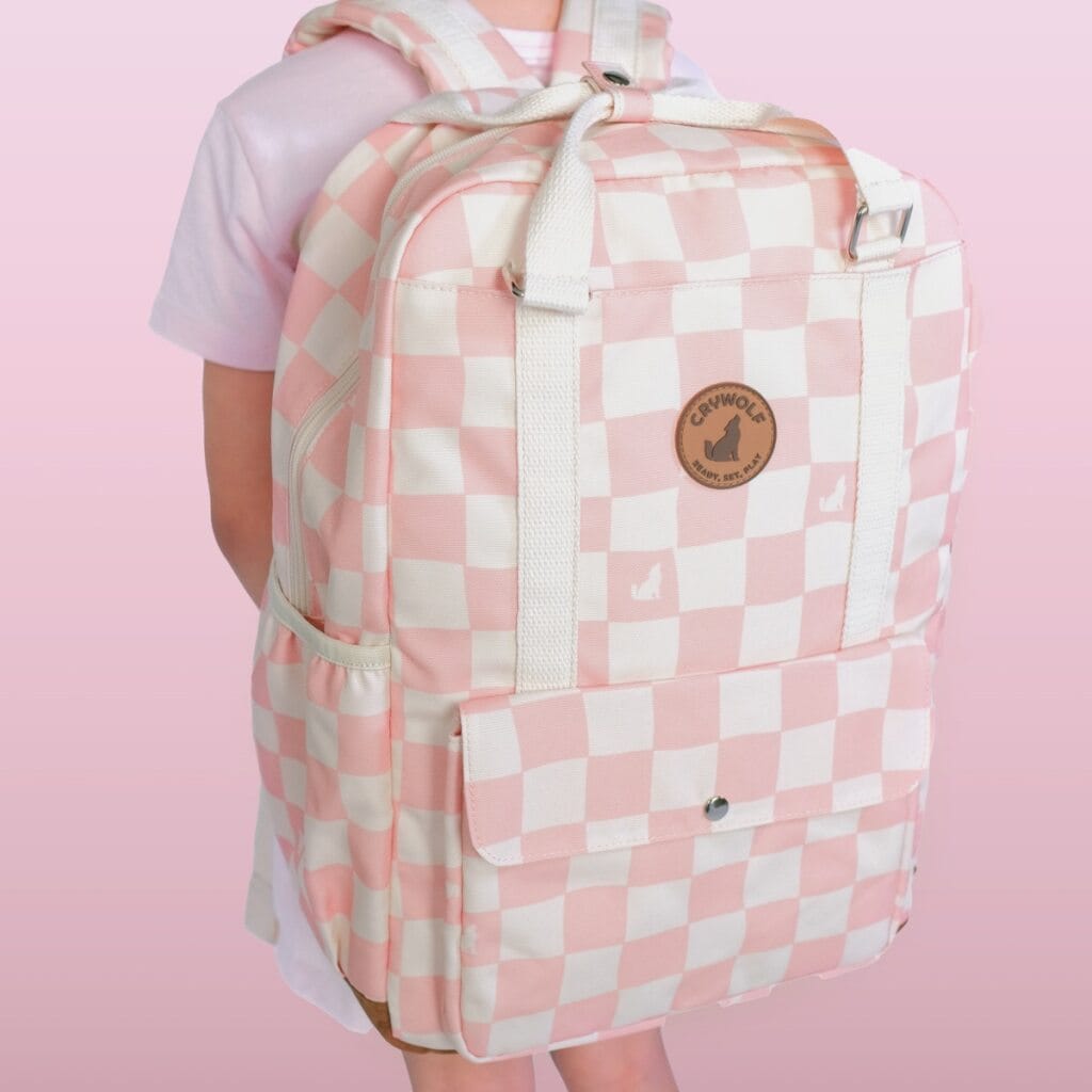 Crywolf Bags Knapsack - Pink Check