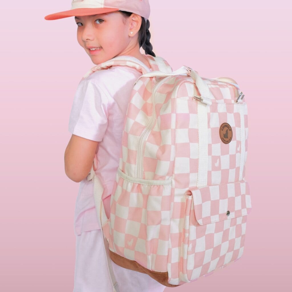 Crywolf Bags Knapsack - Pink Check