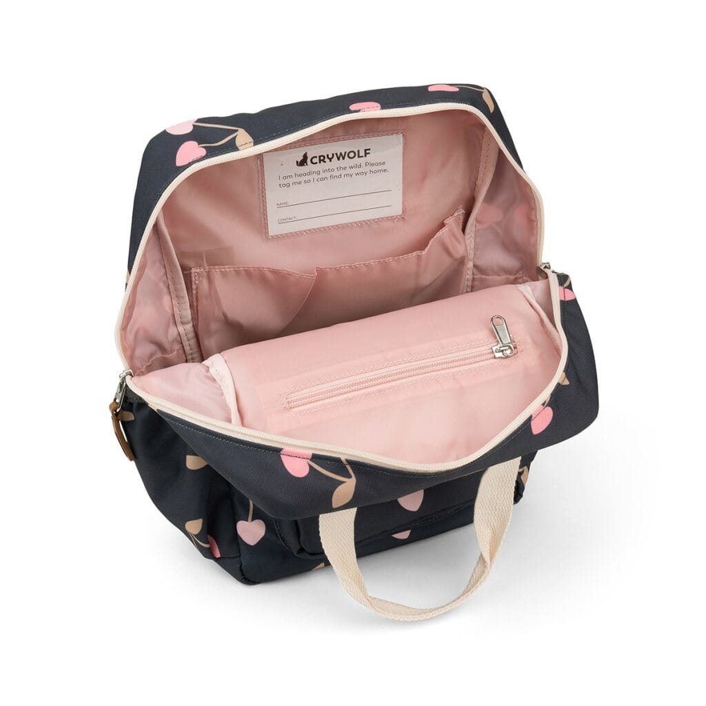 Crywolf Bags Mini Backpack - Cherry Hearts