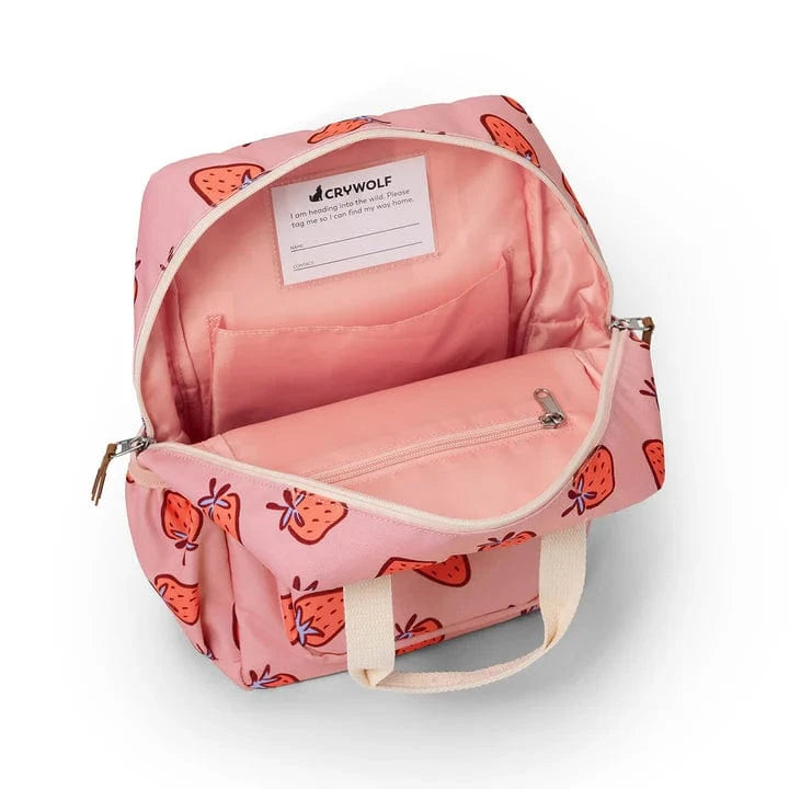 Crywolf Bags Mini Backpack - Strawberry Splash