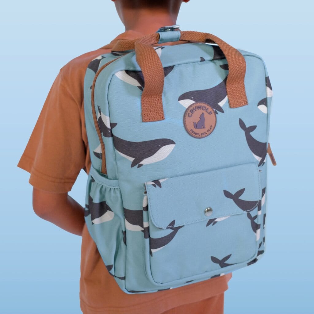 Mini Backpack - Whale Trail - Parnell Baby Boutique
