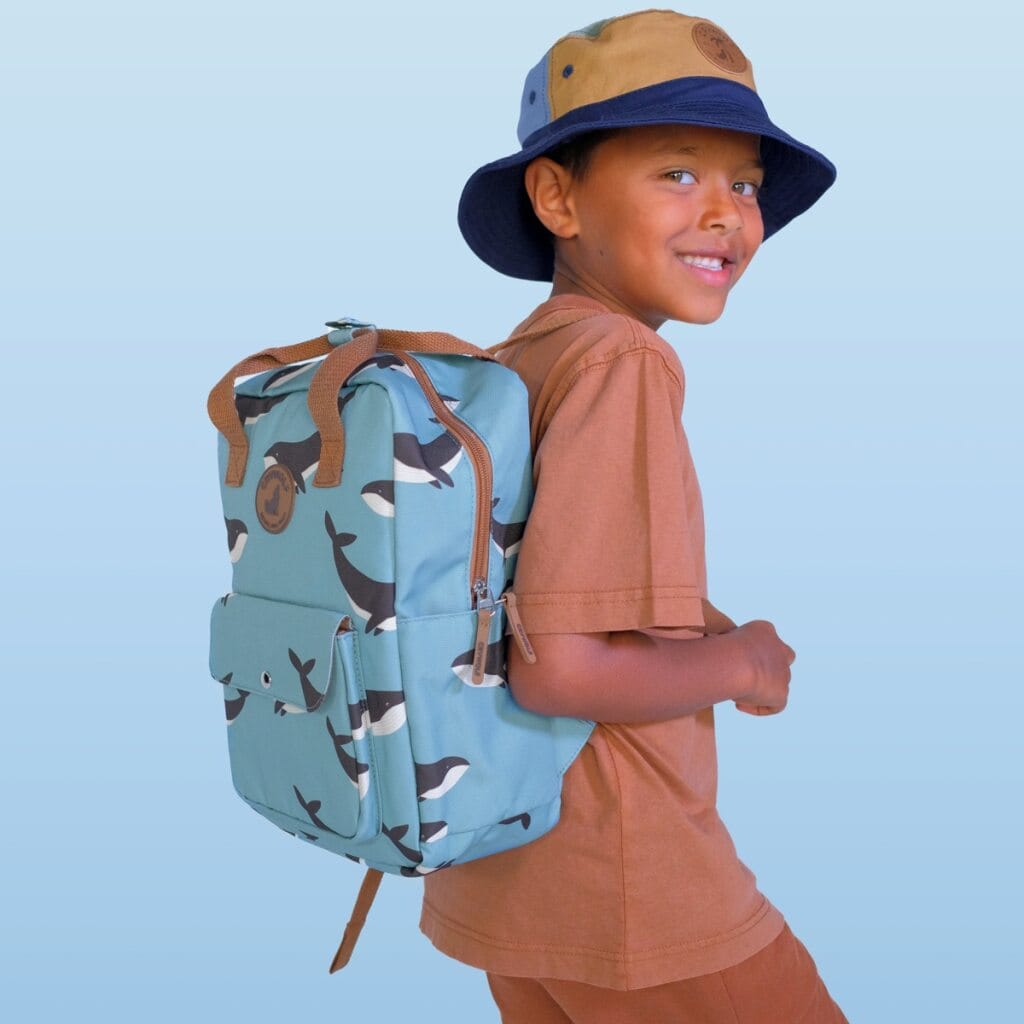 Mini Backpack - Whale Trail - Parnell Baby Boutique