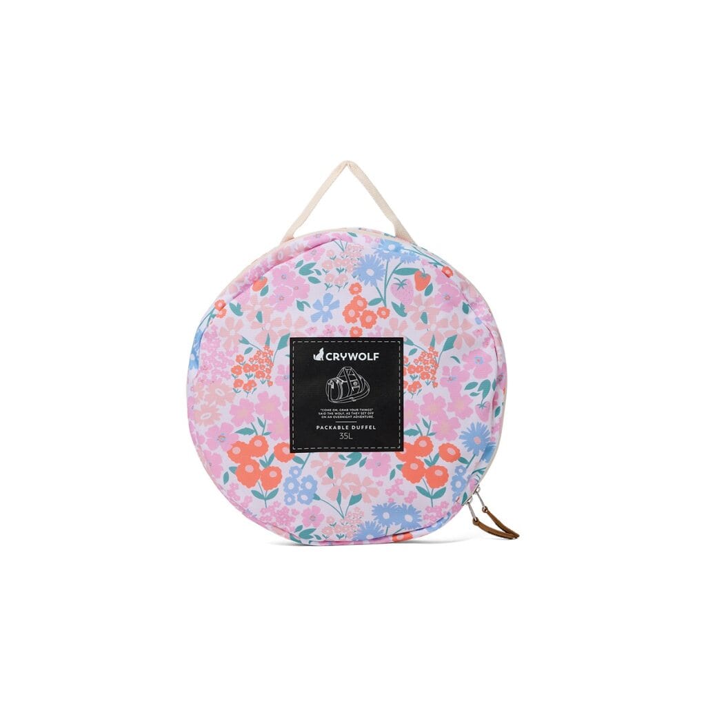 Crywolf Bags Packable Duffle Bag - Berry Garden
