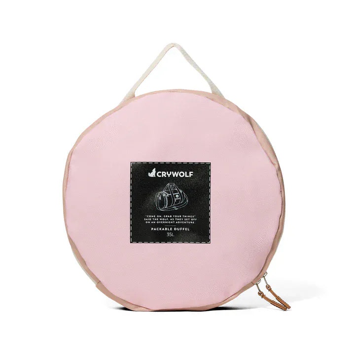 Crywolf Bags Packable Duffle Bag - Blush Colourblock