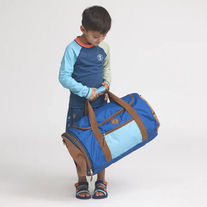 Crywolf Bags Packable Duffle Bag - Deep Sea Colourblock