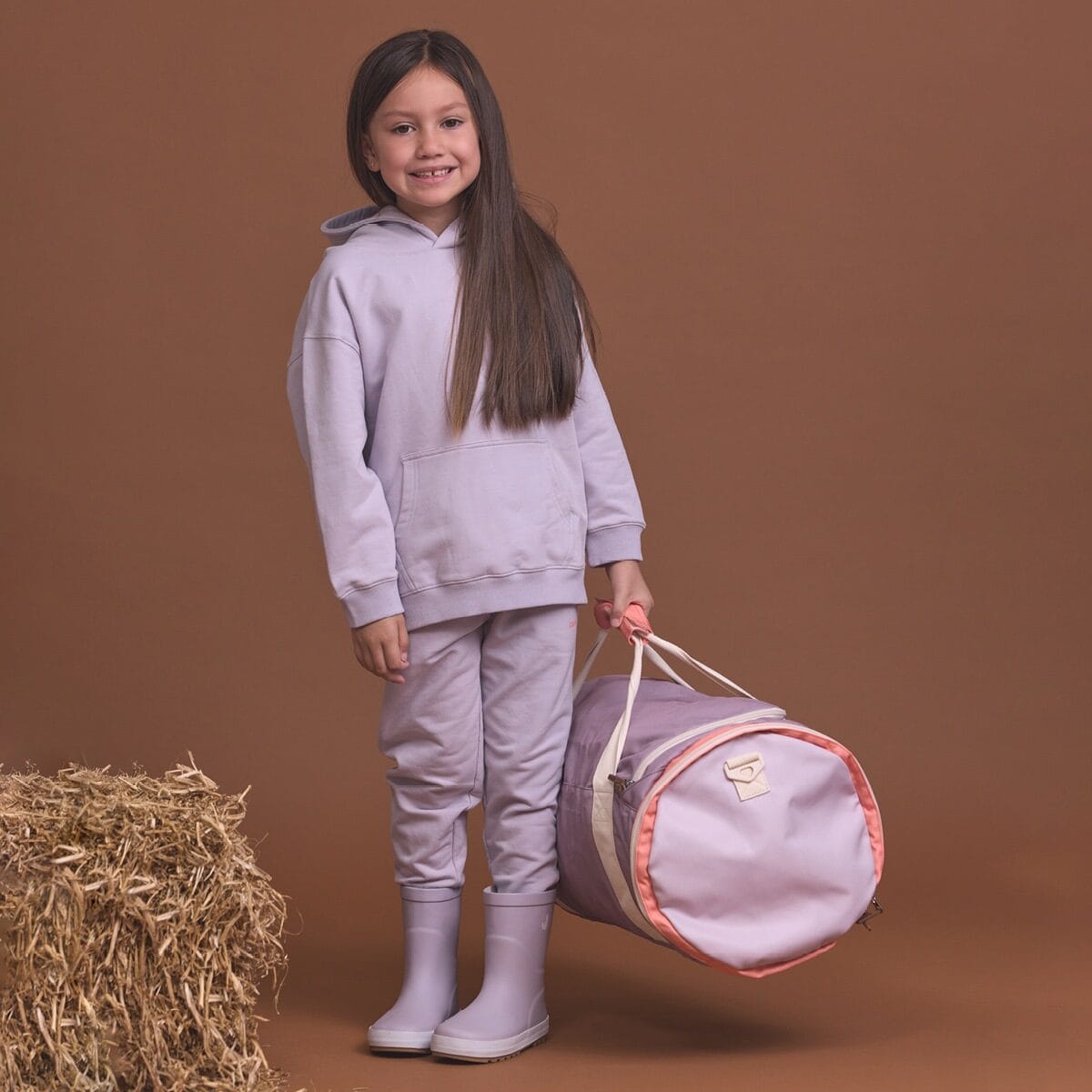 Packable Duffle Bag - Heather Colourblock - Parnell Baby Boutique