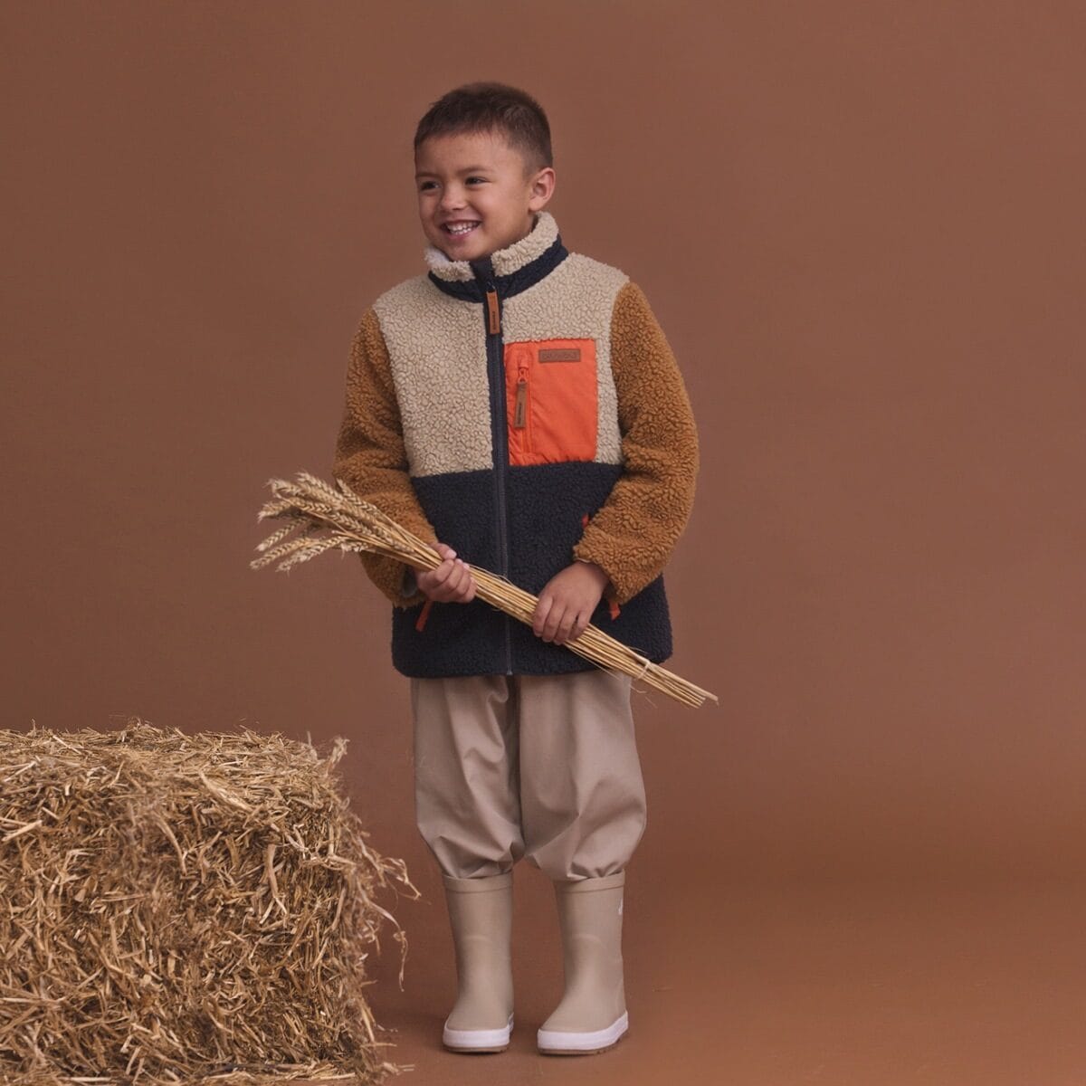 YETI JACKET Ash Colourblock - Parnell Baby Boutique