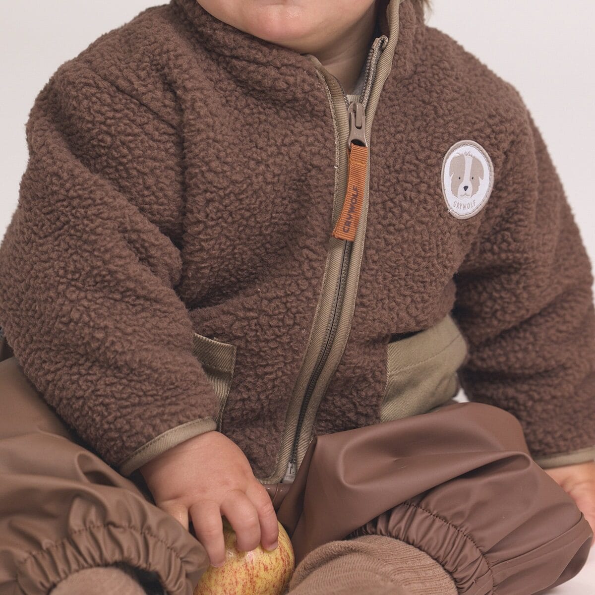 Crywolf Boys Jacket BABY SHERPA JACKET Pinecone