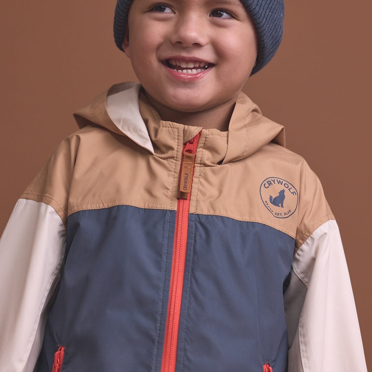 PACKABLE JACKET Ash Colourblock - Parnell Baby Boutique