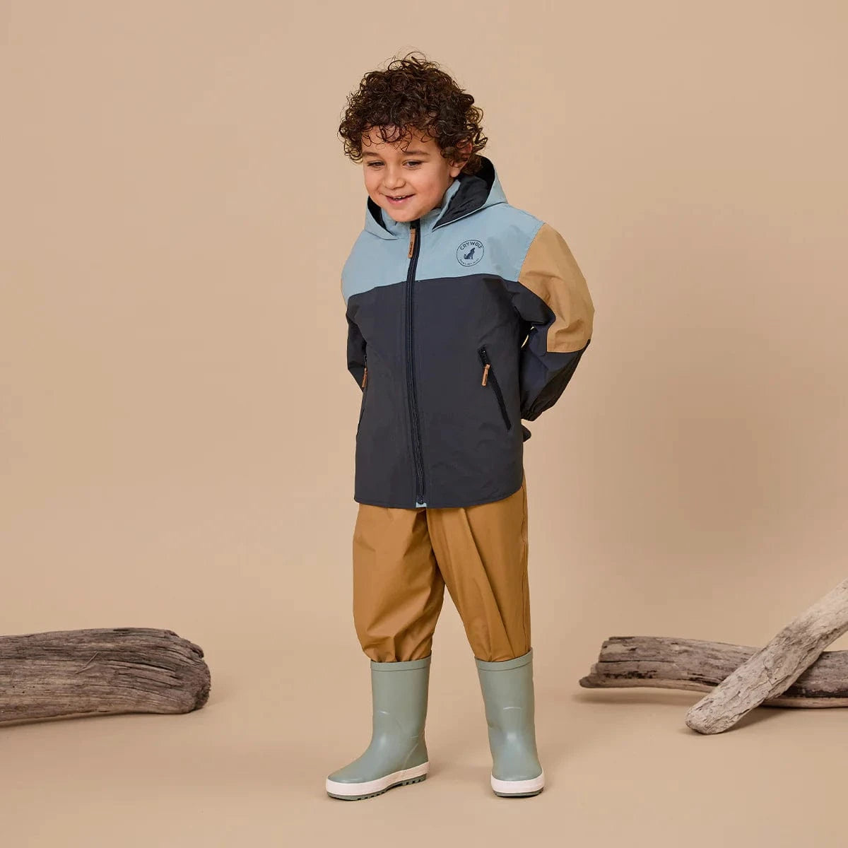 Crywolf Boys Jacket PACKABLE JACKET Indigo