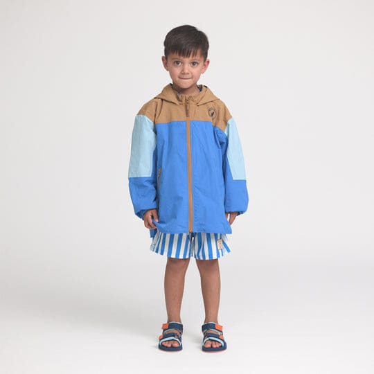 Crywolf Boys Jacket PACKABLE JACKET Ocean Colourblock