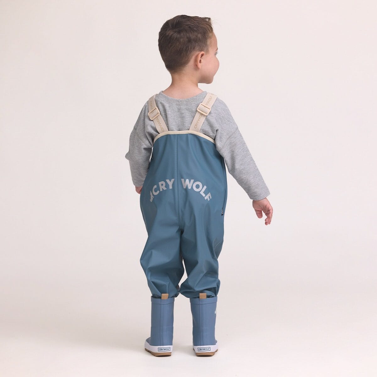 Crywolf Boys Pants RAIN OVERALLS Highland Blue