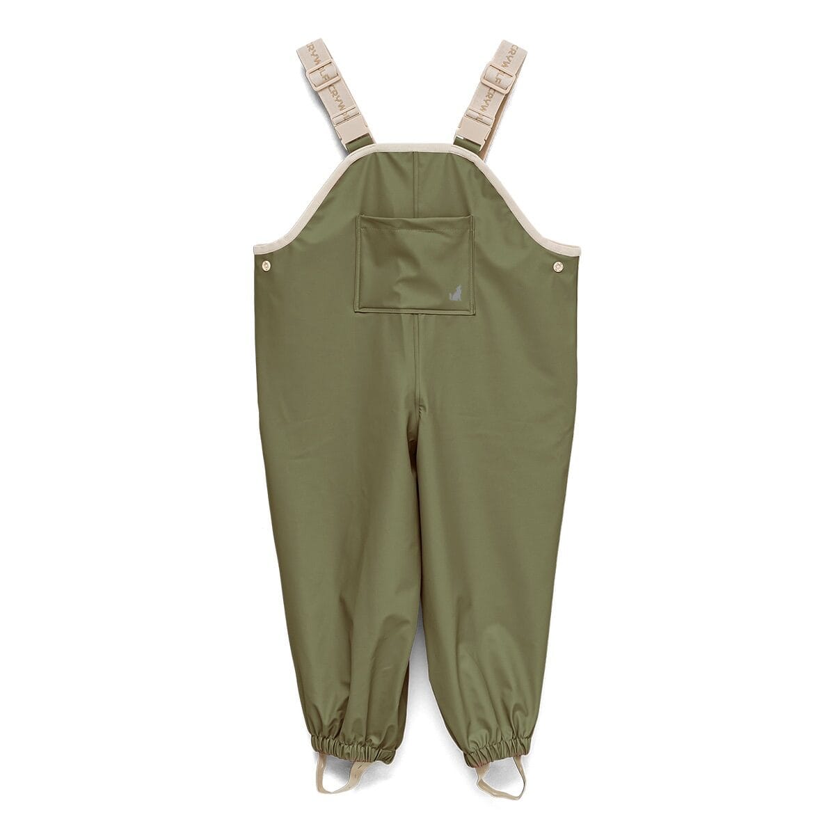 Crywolf Boys Pants RAIN OVERALLS Olive