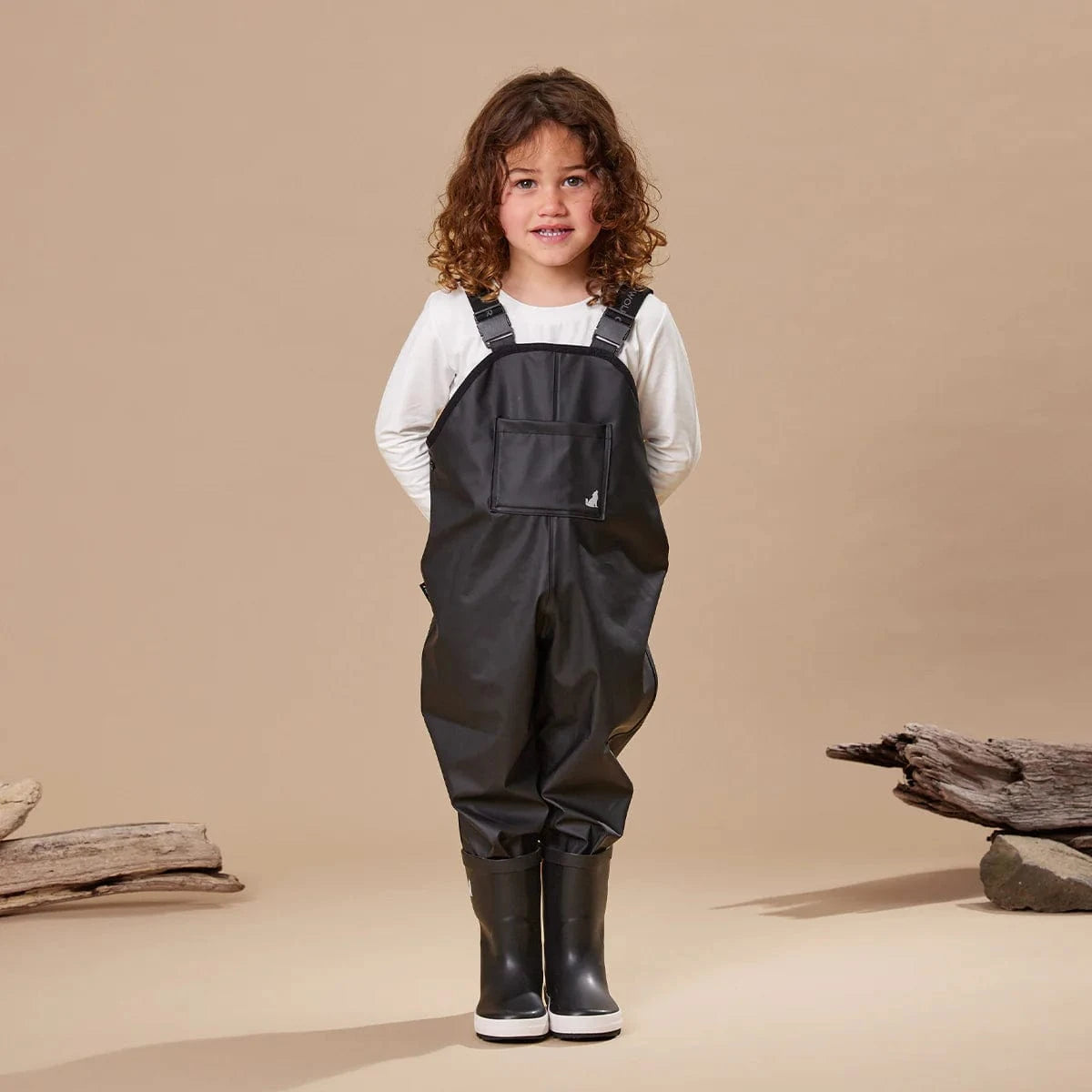 Crywolf Boys Shoes Rain Boots - Black