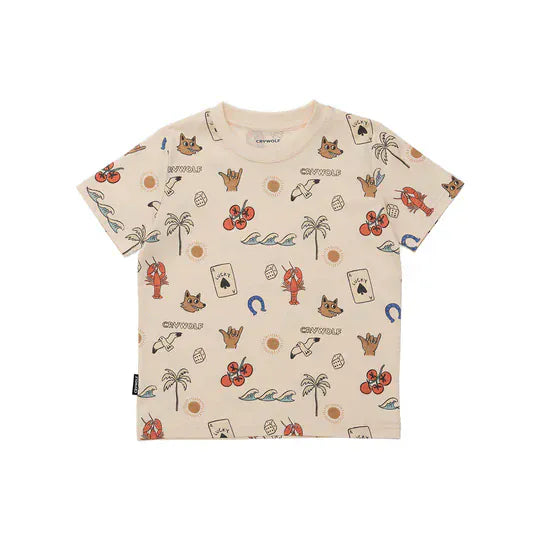 Crywolf Boys Swimwear 3Y Sun Smart T-Shirt Lucky Tee