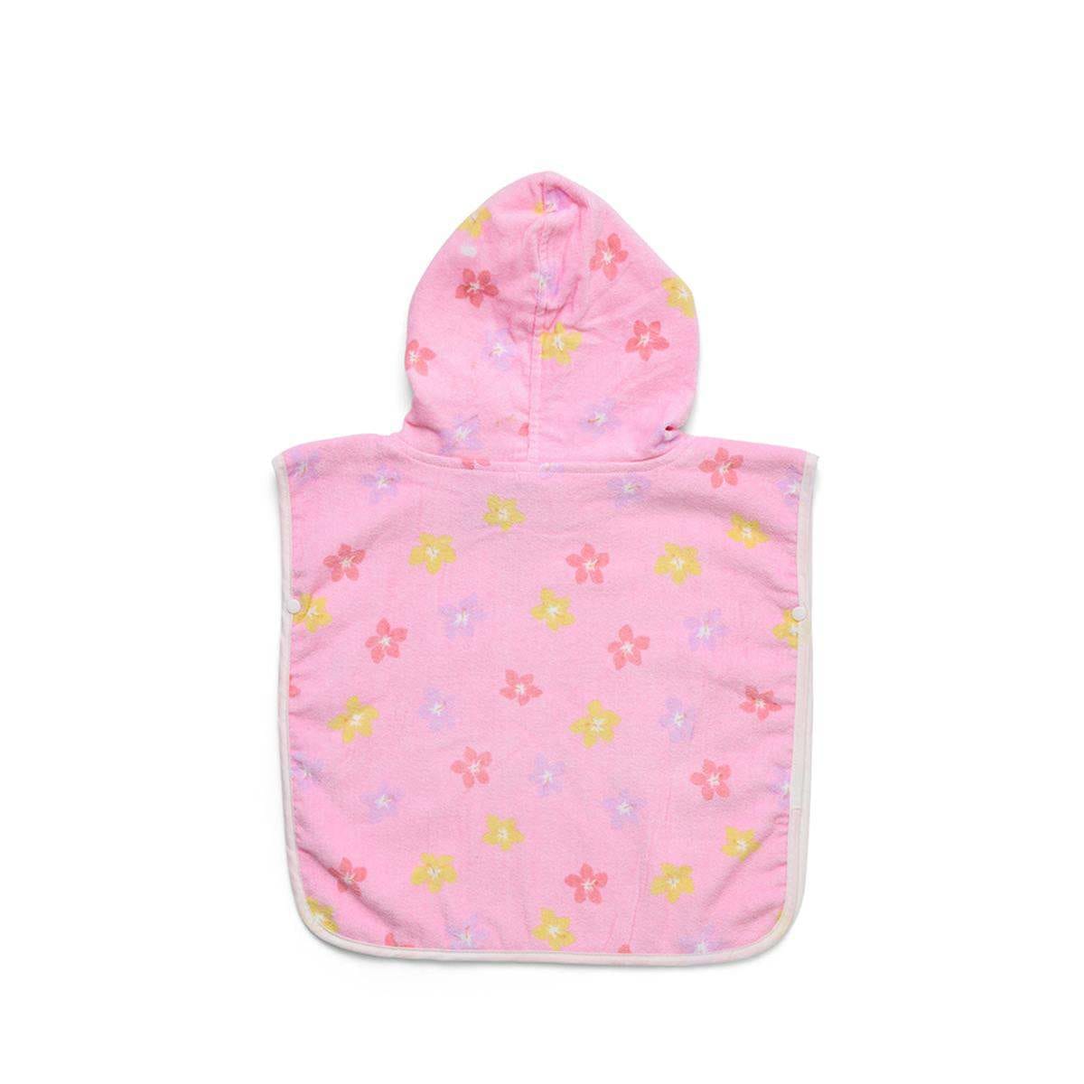 Crywolf Boys Swimwear Baby Hooded Towel - Hibiscus Bloom