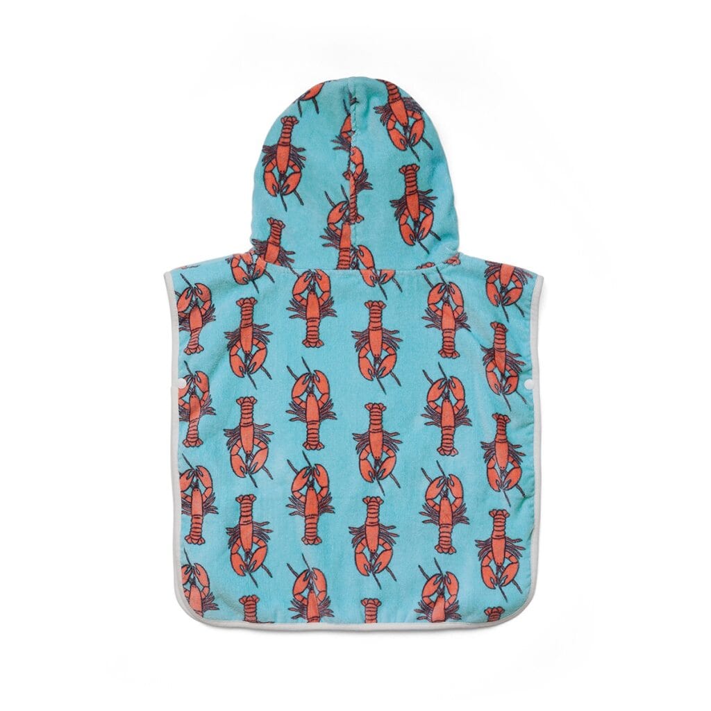 Crywolf Boys Swimwear Baby Hooded Towel - Little Lobsters