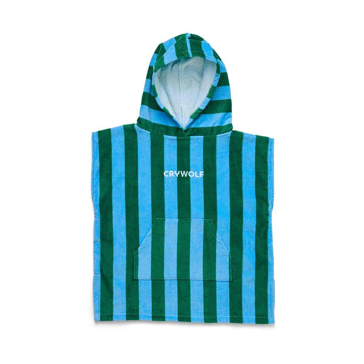 Crywolf Boys Swimwear Hooded Towel - Deck Stripe