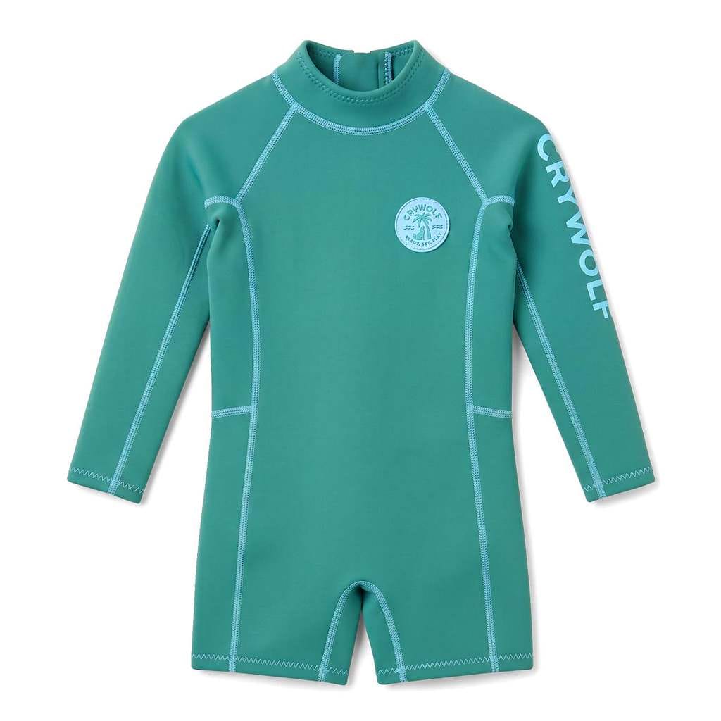 Crywolf Boys Swimwear LONG SLEEVE WETSUIT Sea Green