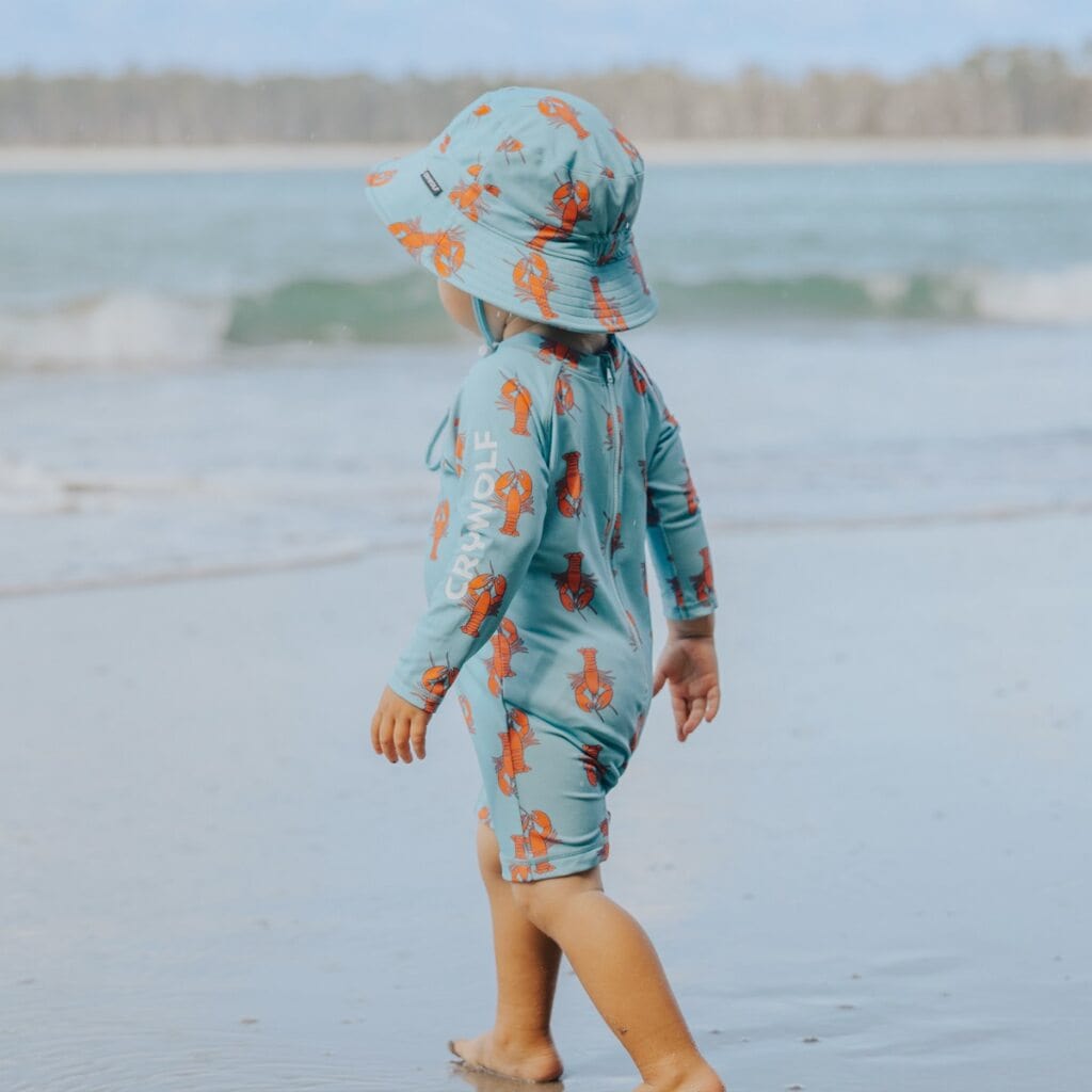 Crywolf Boys Swimwear Rashsuit Little Lobsters