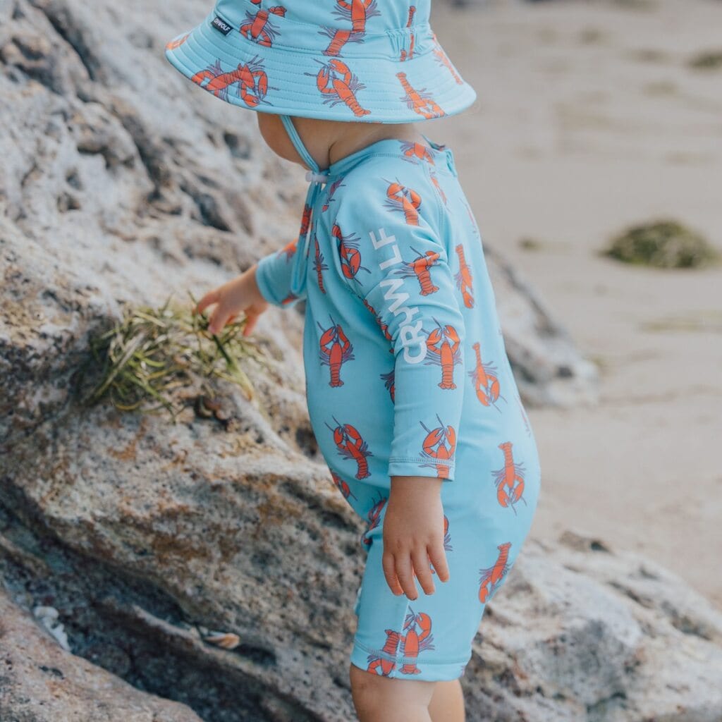 Crywolf Boys Swimwear Rashsuit Little Lobsters