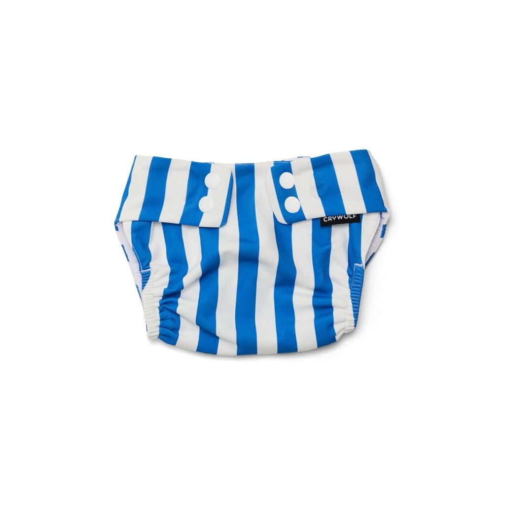 Crywolf Boys Swimwear Reusable Swim Nappy Deep Sea Stripe