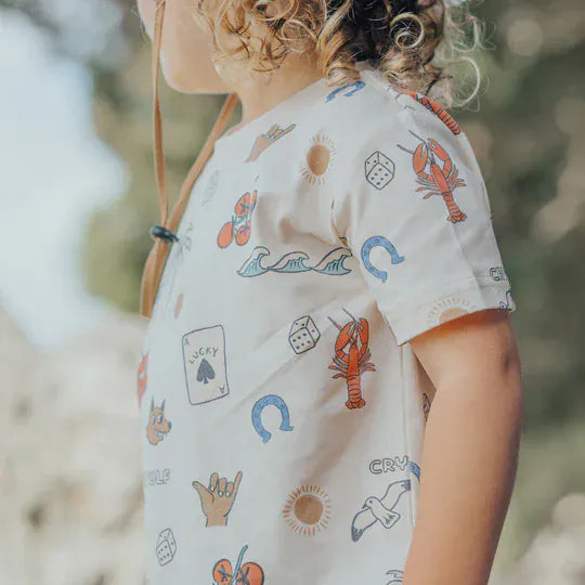 Crywolf Boys Swimwear Sun Smart T-Shirt Lucky Tee