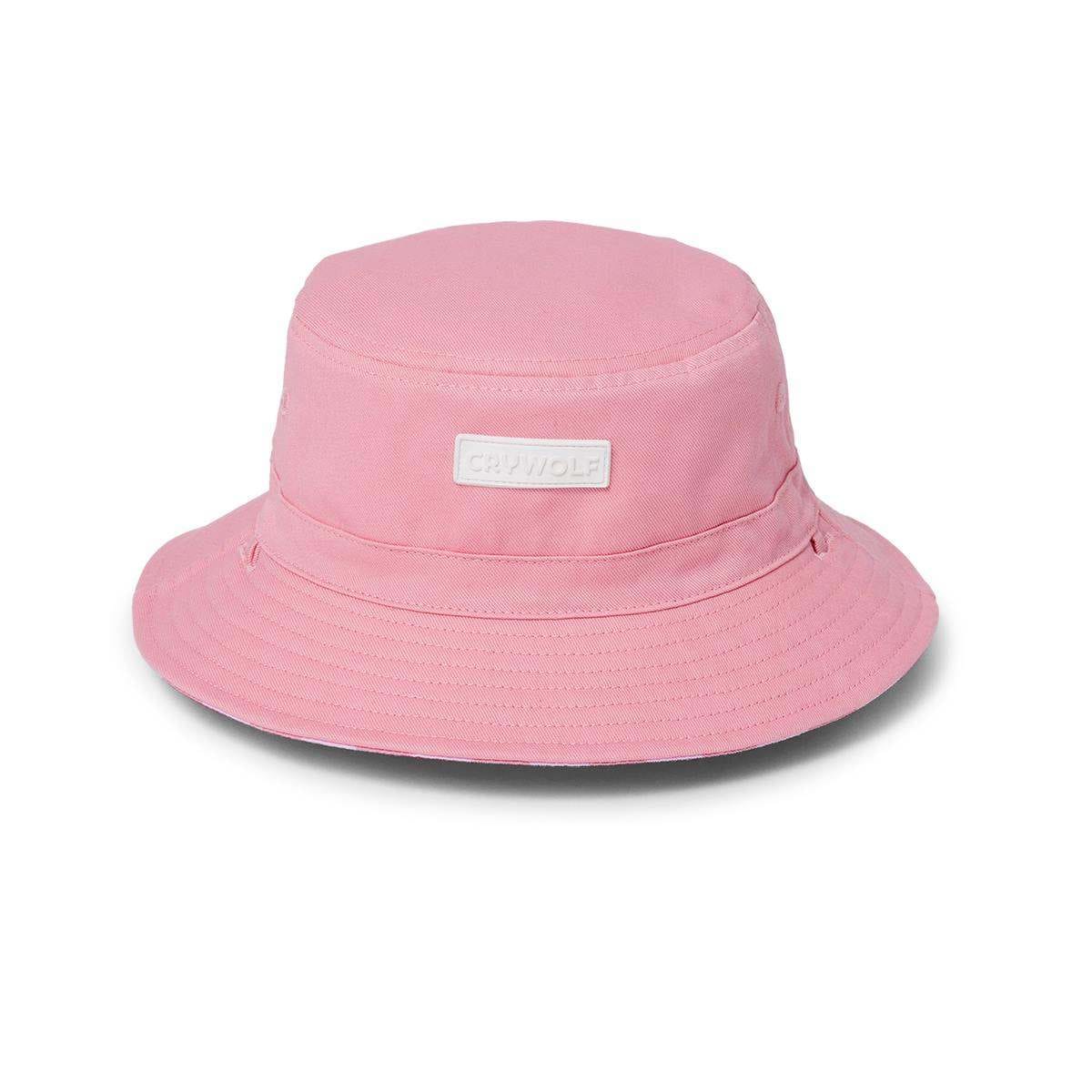 Crywolf Bucket Hat REVERSIBLE BUCKET HAT Flamingo Stripe