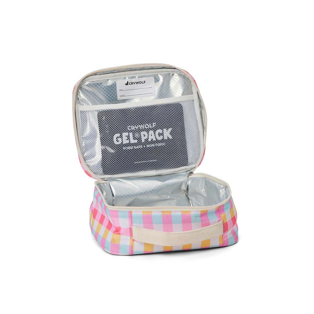 Crywolf Everyday Lunch Bag EVERYDAY LUNCH BAG Pop Gingham