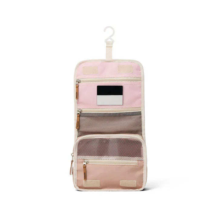 Crywolf Girls Accessory Hanging Toiletry Bag - Blush Colourblock