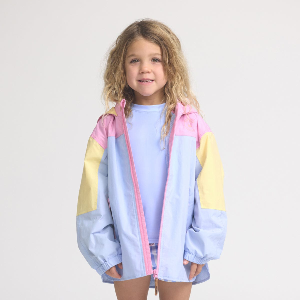 Crywolf Girls Jacket PACKABLE JACKET Pop Colourblock
