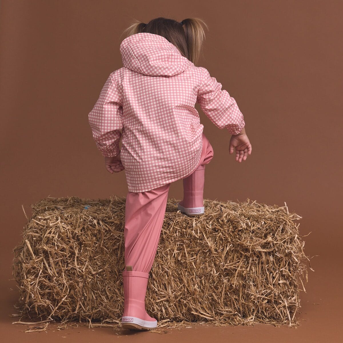 Crywolf Girls Jacket PLAY JACKET Rose Gingham