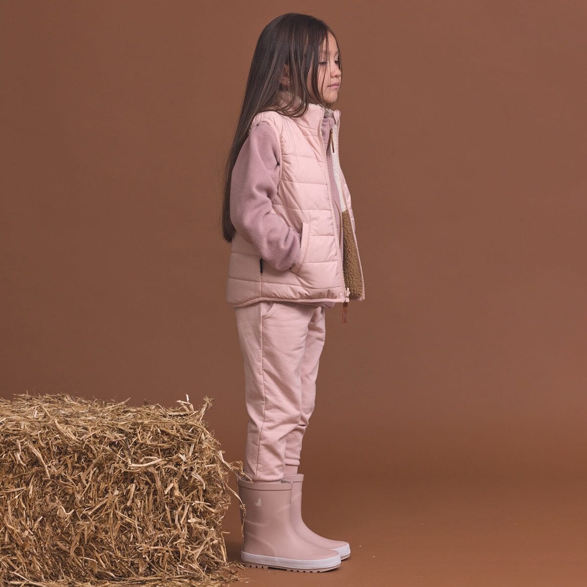 REVERSIBLE YETI VEST Harvest Colourblock - Parnell Baby Boutique
